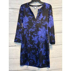 Diane Von Furstenberg Floral Daze Silk Dress  - 3/4 Sleeves Size 8